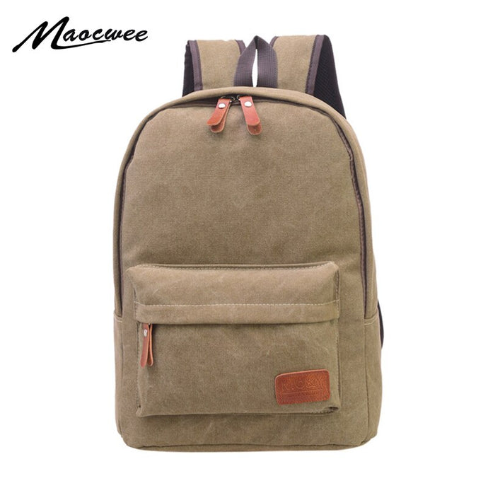 Man Canvas Backpack